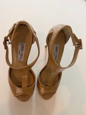 Jimmy Choo- patent leather heels